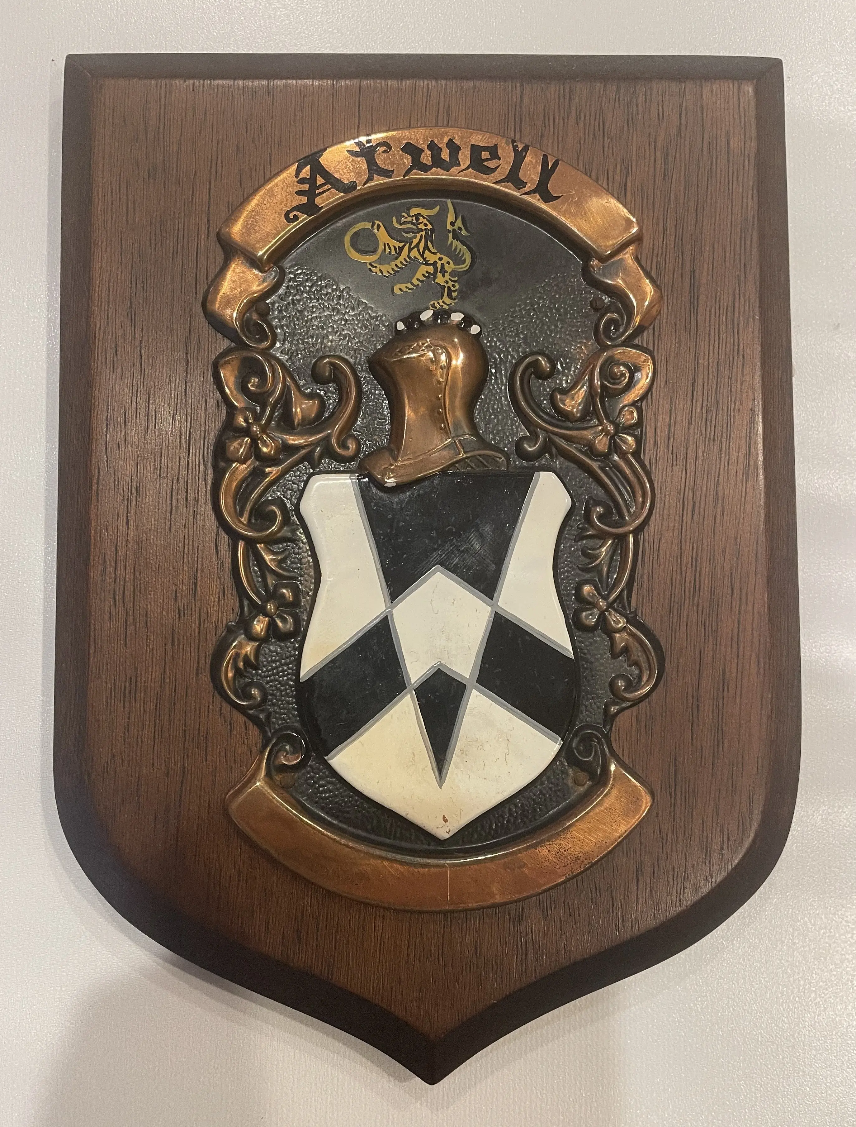 the Atwell family crest